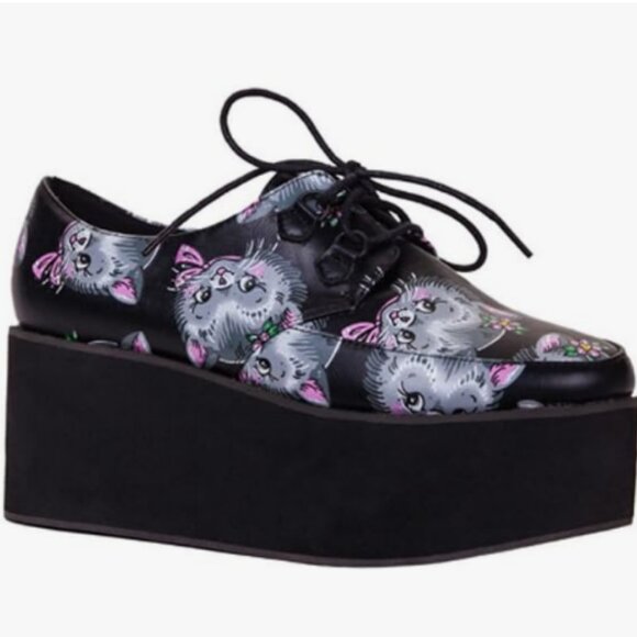 Iron Fist Shoes - Iron Fist Womens Cat Lady Creepers Size 6